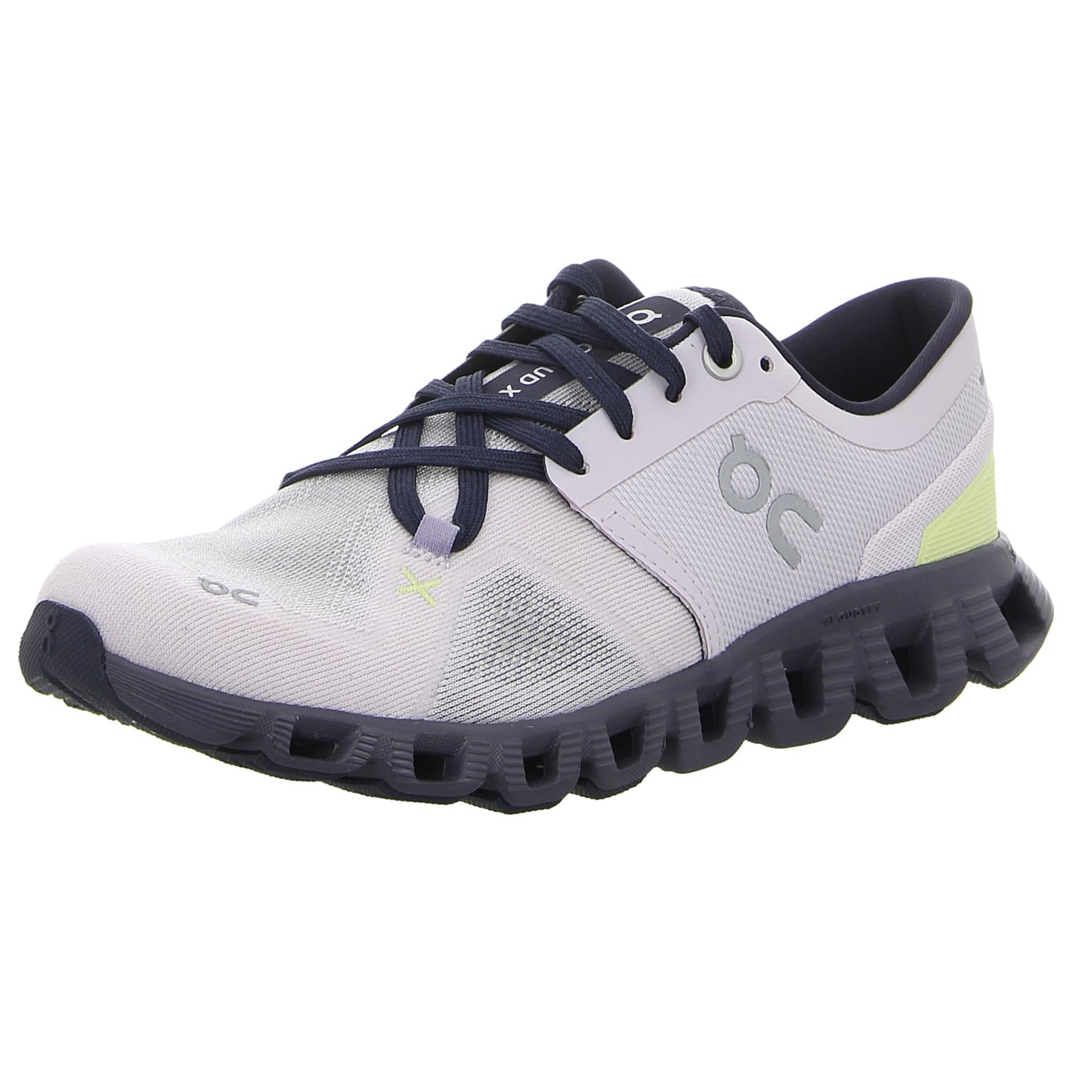 On Women's Cloud X 3 Sneakers, White/Black, 9 Medium US