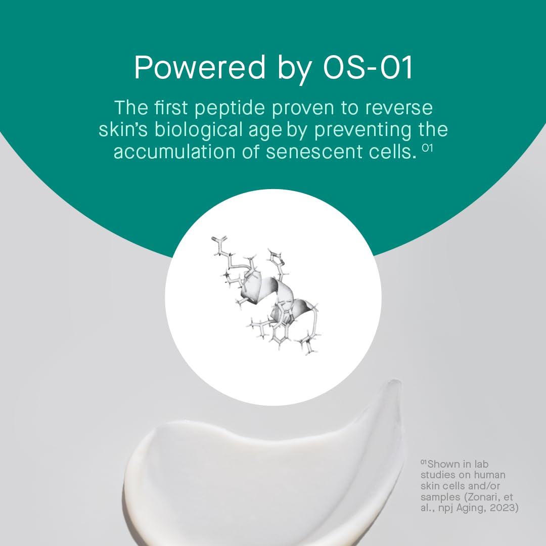 oneskin FACE OS-01 Peptide Topical Supplement & Skin Longevity Age Reversal Moisturizer
