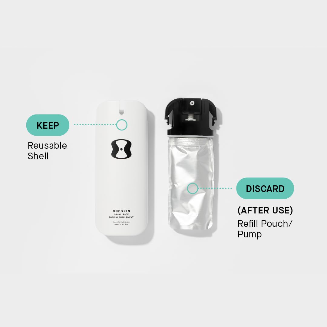 oneskin FACE OS-01 Peptide Topical Supplement & Skin Longevity Age Reversal Moisturizer