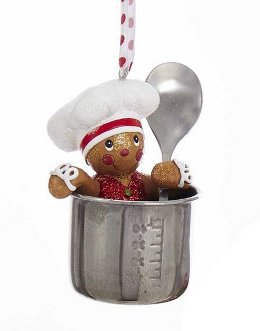 Gingerbread in Cup Ornament - Coffee Cups