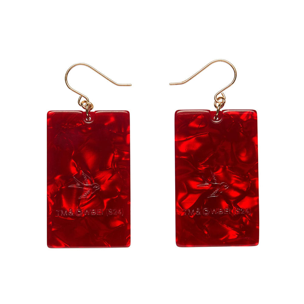 Original Wonka Bar Drop Earrings by Erstwilder