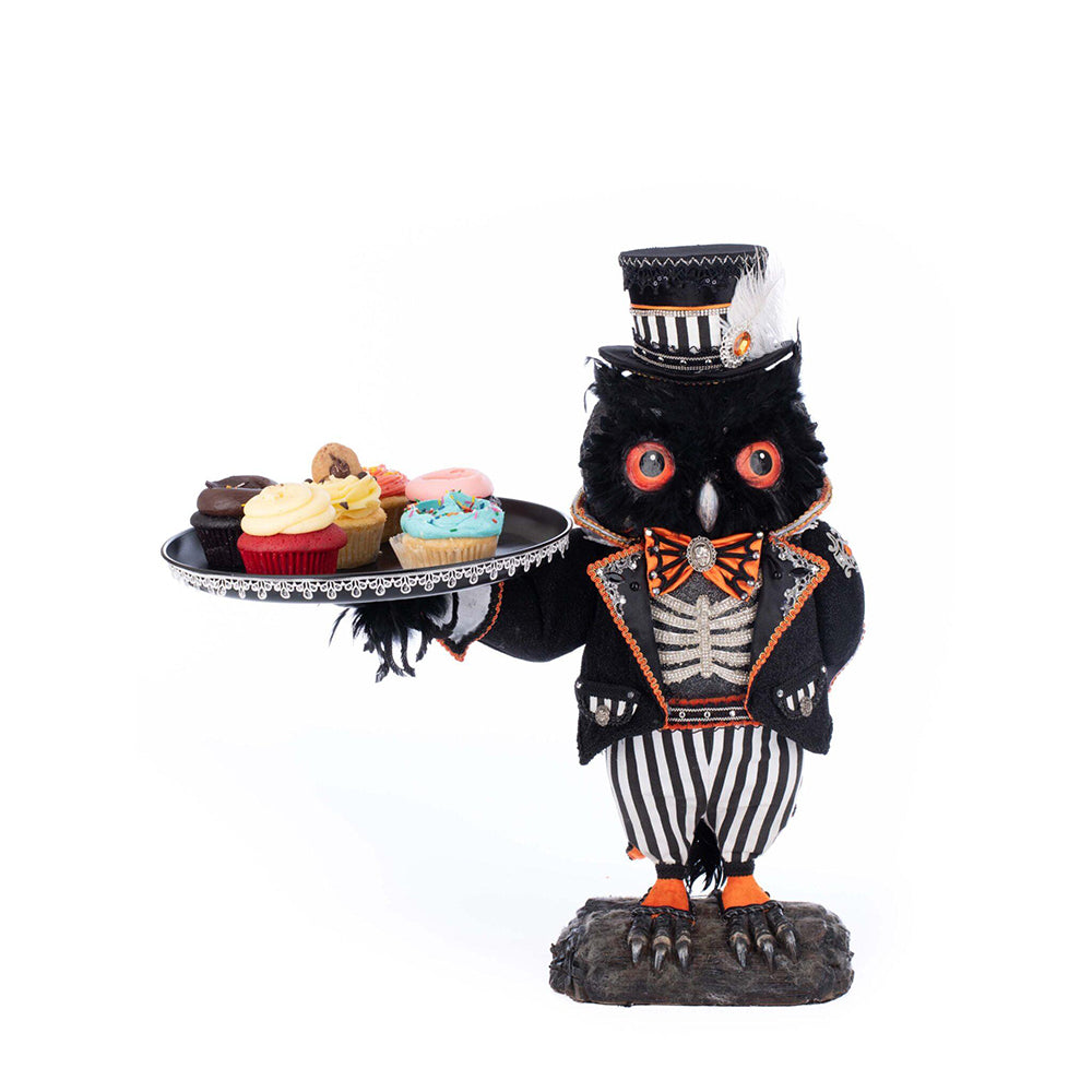Oscar Macabre Owl Server by Katherine's Collection