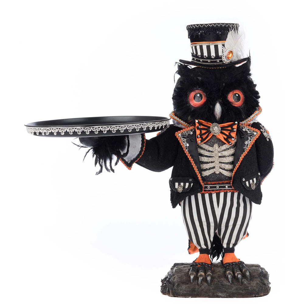 Oscar Macabre Owl Server by Katherine's Collection