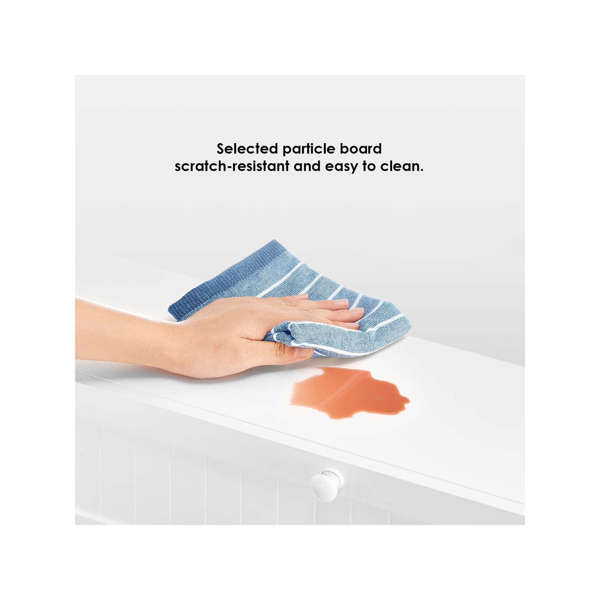 Over-The-Toilet Storage Cabinet with 2 Side Doors; Freestanding Toilet Cabinet Organizer with Adjustable Shelves & Paper Holder; Bathroom Space Saver with Pull-Down Door; Toilet Rack; White