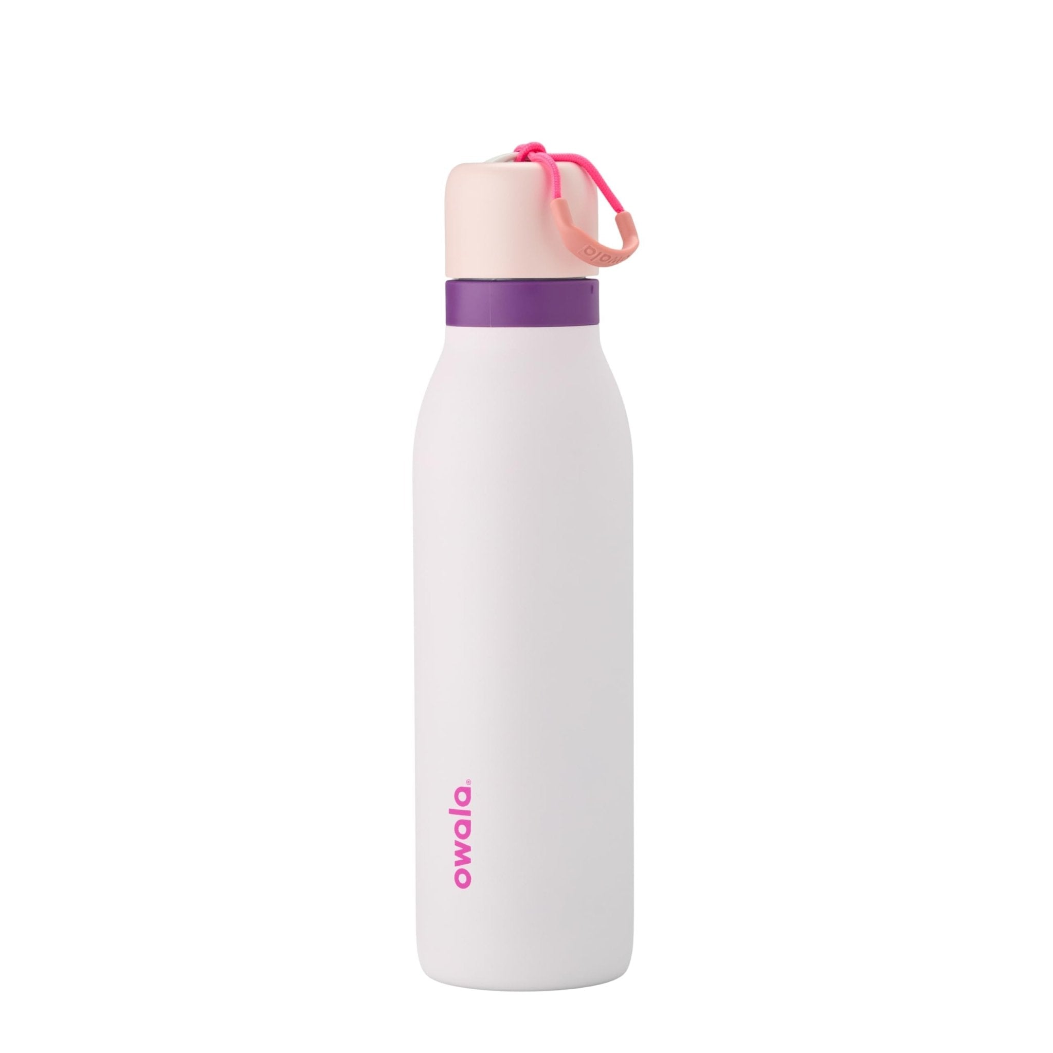 Owala FreeSip Twist Insulated Stainless Steel Water Bottle with Straw for Sports and Travel, BPA-Free, 24-oz, Purple/Purple (California Grapevine)