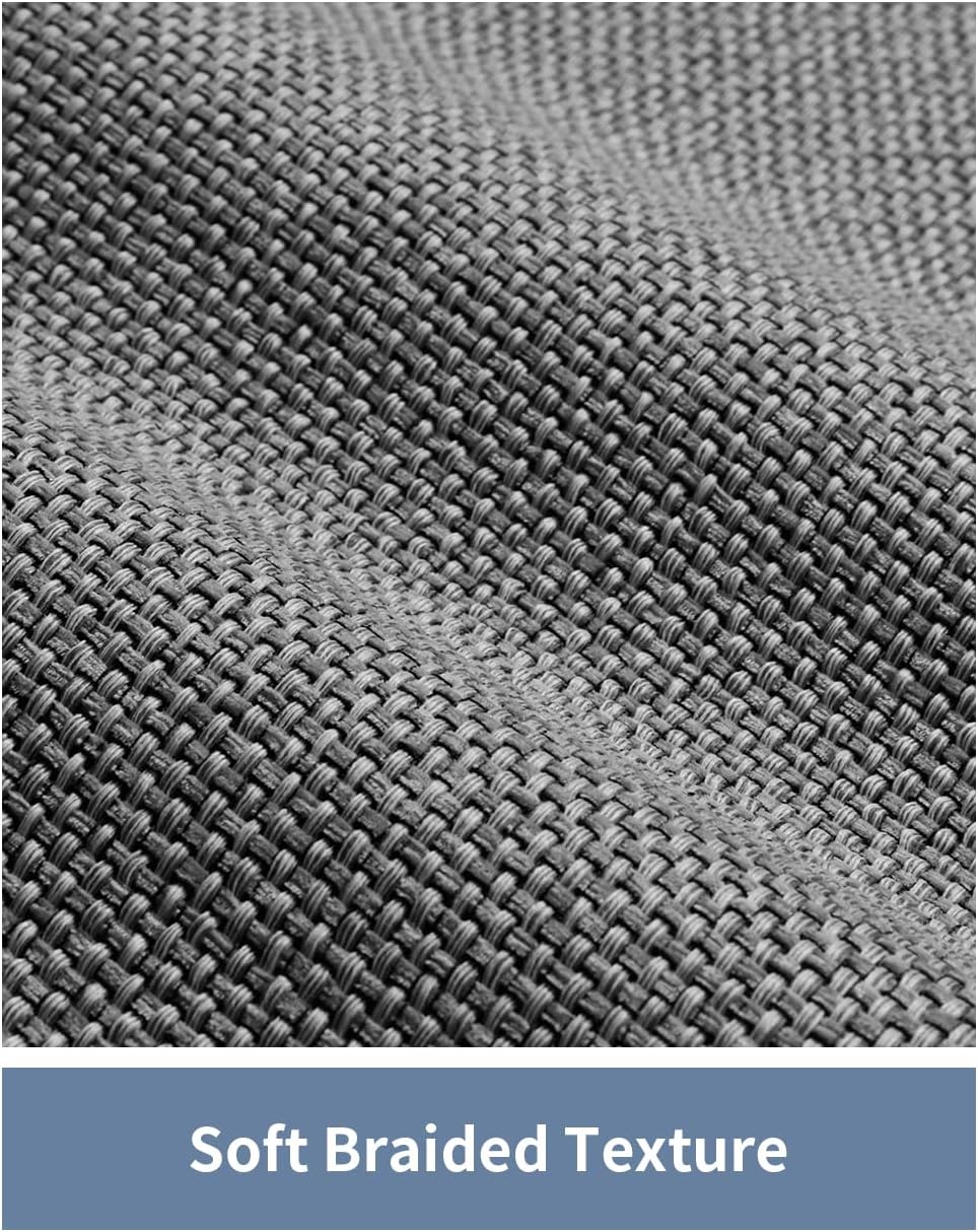 PADOOR Bath-Mat, Non Slip Bath Mats for Bathroom Soft and Absorbent Braided Bathroom Mat Machine Washable Bathroom Rugs Non Skid Rubber Backing