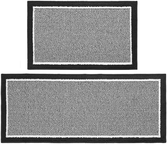 PADOOR Kitchen Rugs Set Non Slip Washable
