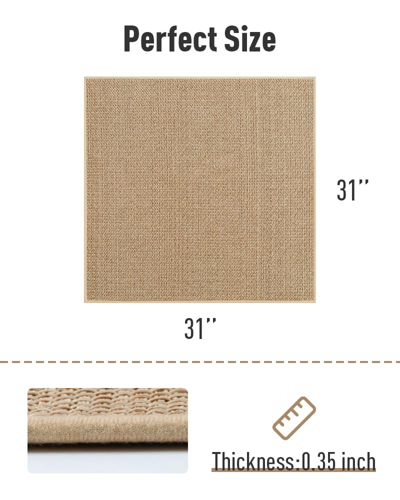 PADOOR Non Slip Stair-Treads,Rubber Backing Stair-Runners for Wooden Steps,15PCS Residue Free Carpet Stair Treads for Kids and Dogs 8"x30" Beige