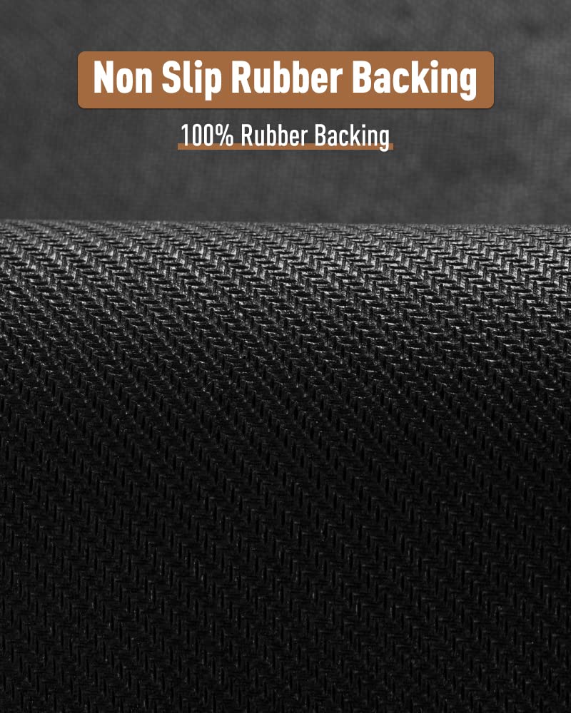 PADOOR Non Slip Stair-Treads,Rubber Backing Stair-Runners for Wooden Steps,15PCS Residue Free Carpet Stair Treads for Kids and Dogs 8"x30" Beige