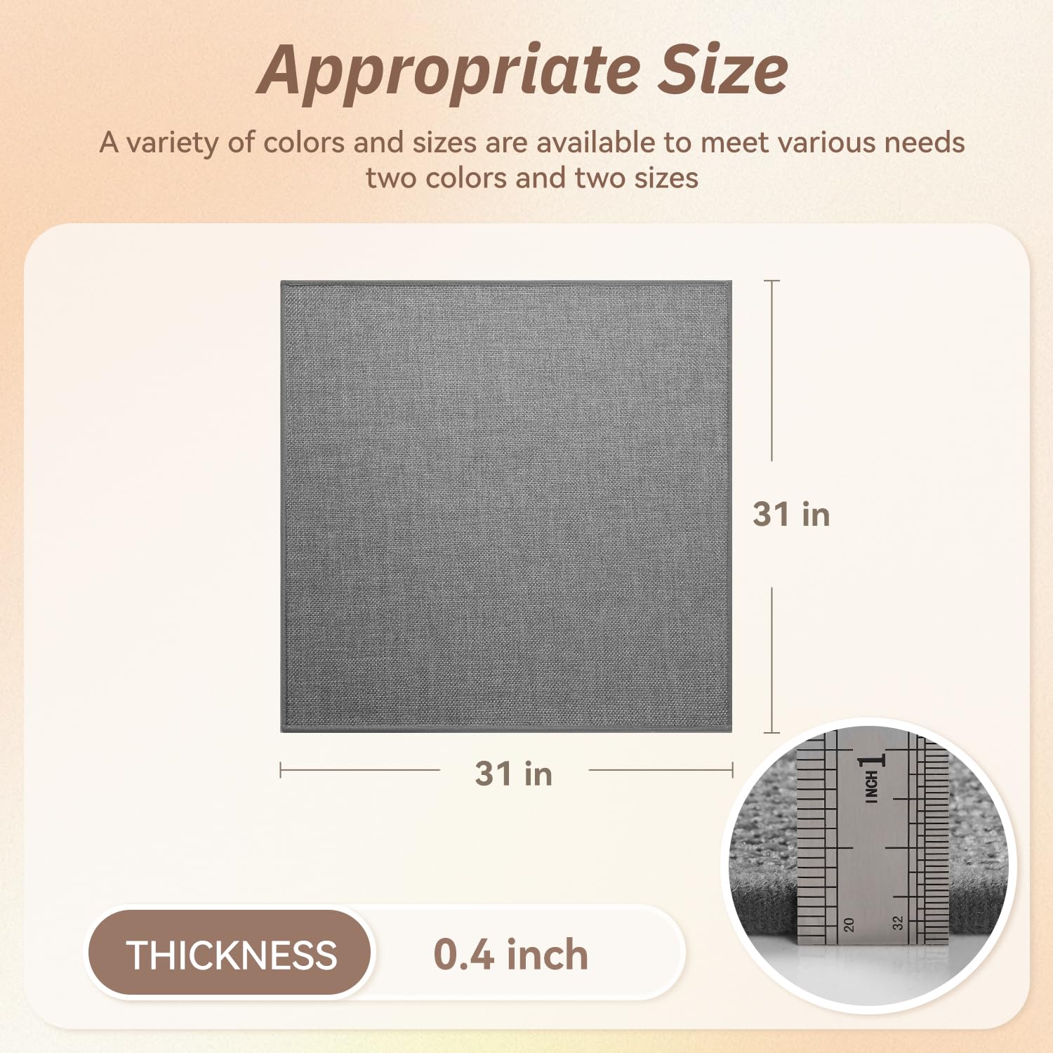 PADOOR Stair-Treads Non Slip 15PCS, Stair Treads for Wooden Steps Rubber Backing Indoor, Carpet Stair Treads Residue Free, Stair Runner Durable Stair-Carpet Treads for Kids and Dogs 8"x30" Beige