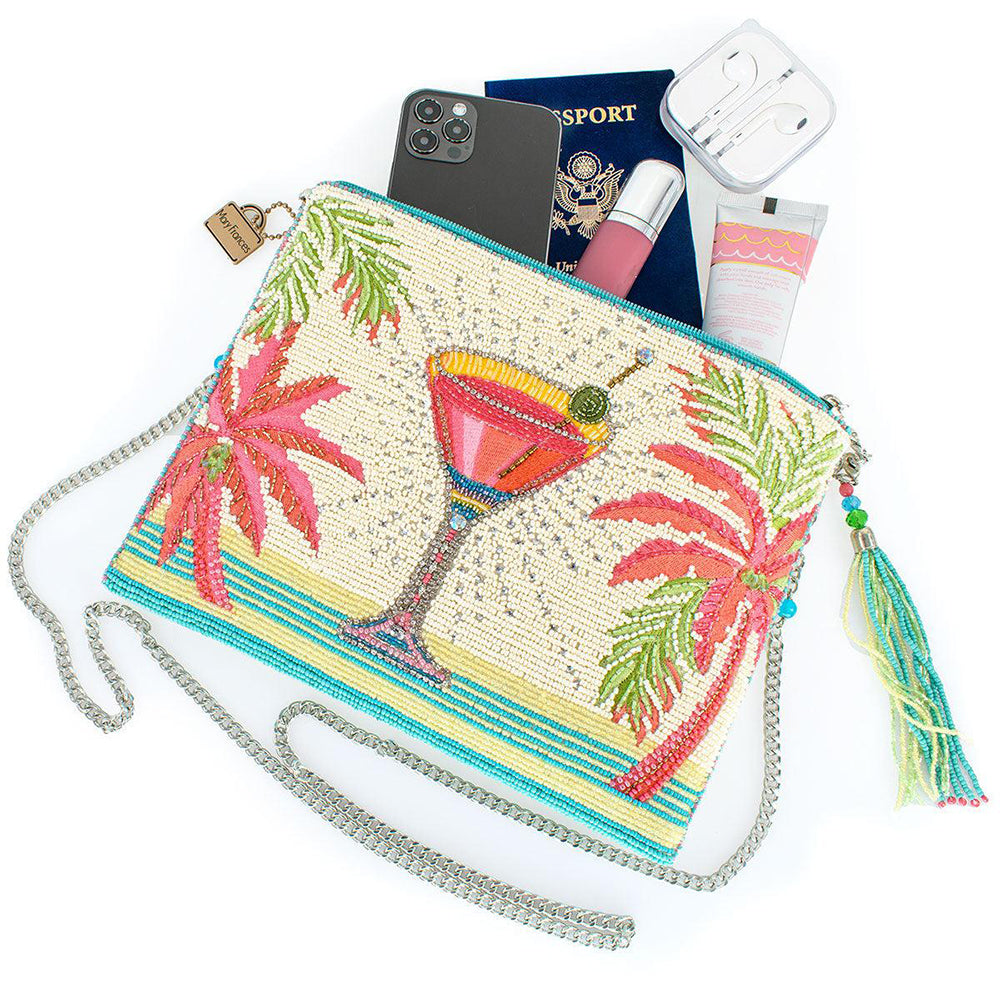 Palm Paradise Crossbody Handbag by Mary Frances