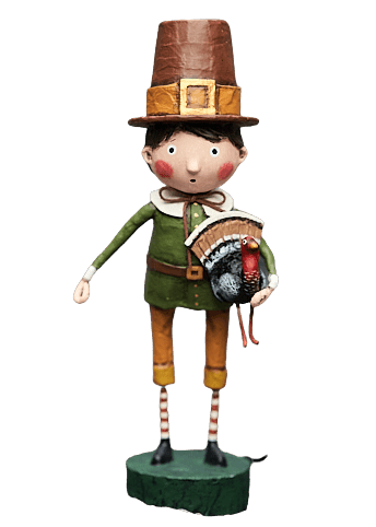 Palmer Pilgrim Thanksgiving Figurine by Lori Mitchell