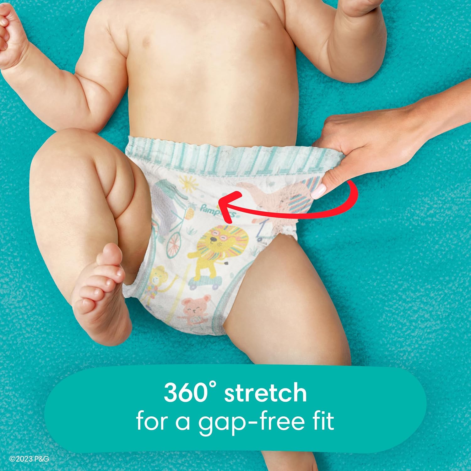 Pampers Diapers - Cruisers 360 - Size 5, 128 Count, Babyproof up to 100% Leakproof Pull-On Diaper