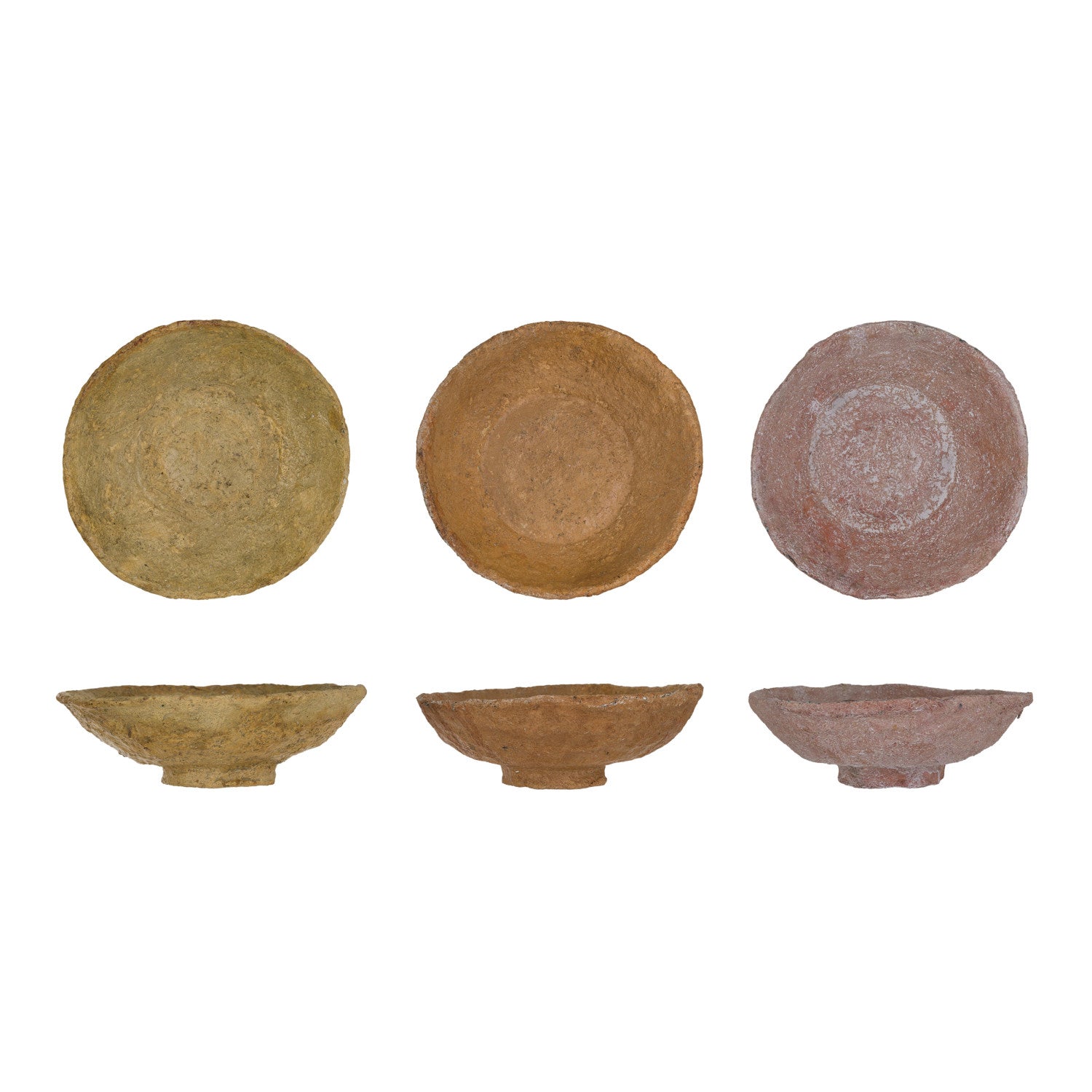 Decorative Colorful Paper Mache Bowls