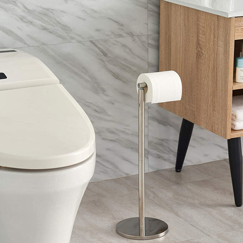 Paper Towel Holders for Floor Stainless Steel Toilet Paper Towel Rolls Storage Stands