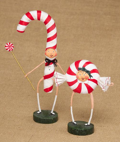 Patsy & Peppie Mint Set of 2 Lori Mitchell Figurines