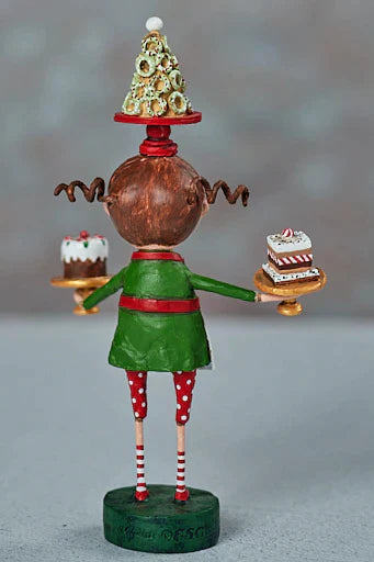 Patty Cake Christmas Figurine by Lori Mitchell