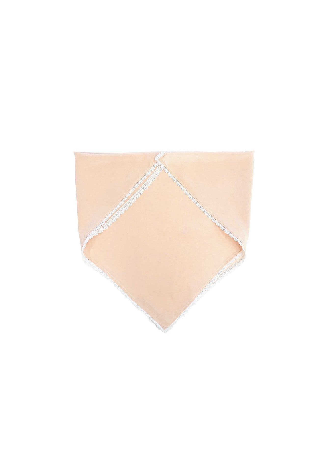 Peach Silk Face Bandana - The Penelope Bandana (Free Shipping Included on all Merritt Accessories Too)