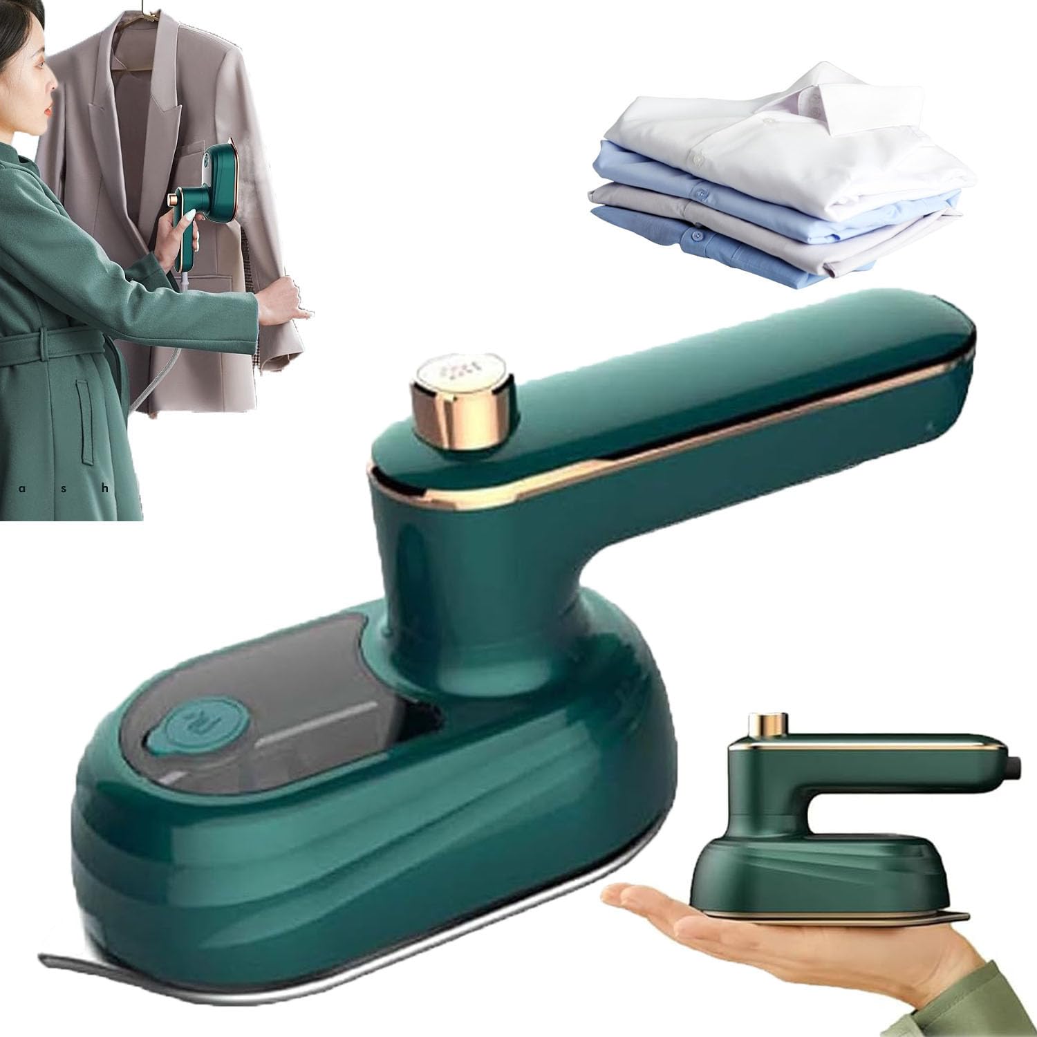 Peachloft Steamer, Peony Steamer, Brighnow Travel Steamers, Household Handheld Portable Garment Steamers, PortableSteamer for Clothes Travel, TravelSize Clothes Steamers, Rapid Heating (White)