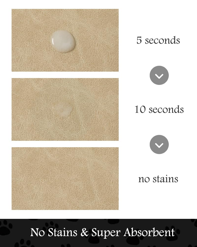 Pet Feeding Mat-Absorbent Dog Mat for Food and Water Bowl-No Stains Quick Dry Dog Water Dispenser Mat-Dog Accessories Pet Supplies-Dog Water Bowl for Messy Drinkers