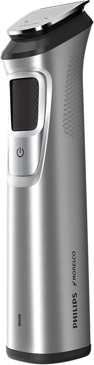PHILIPS Multi Groomer 8000 Series, 21 Piece Grooming Kit, Beard Trimmer for Men, All-in-One Precision Trimmer for Face, Head, and Body