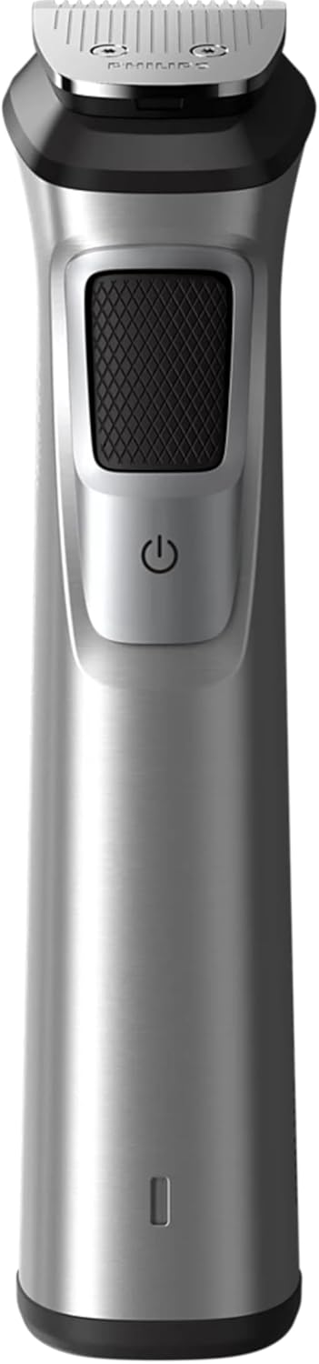 PHILIPS Multi Groomer 8000 Series, 21 Piece Grooming Kit, Beard Trimmer for Men, All-in-One Precision Trimmer for Face, Head, and Body