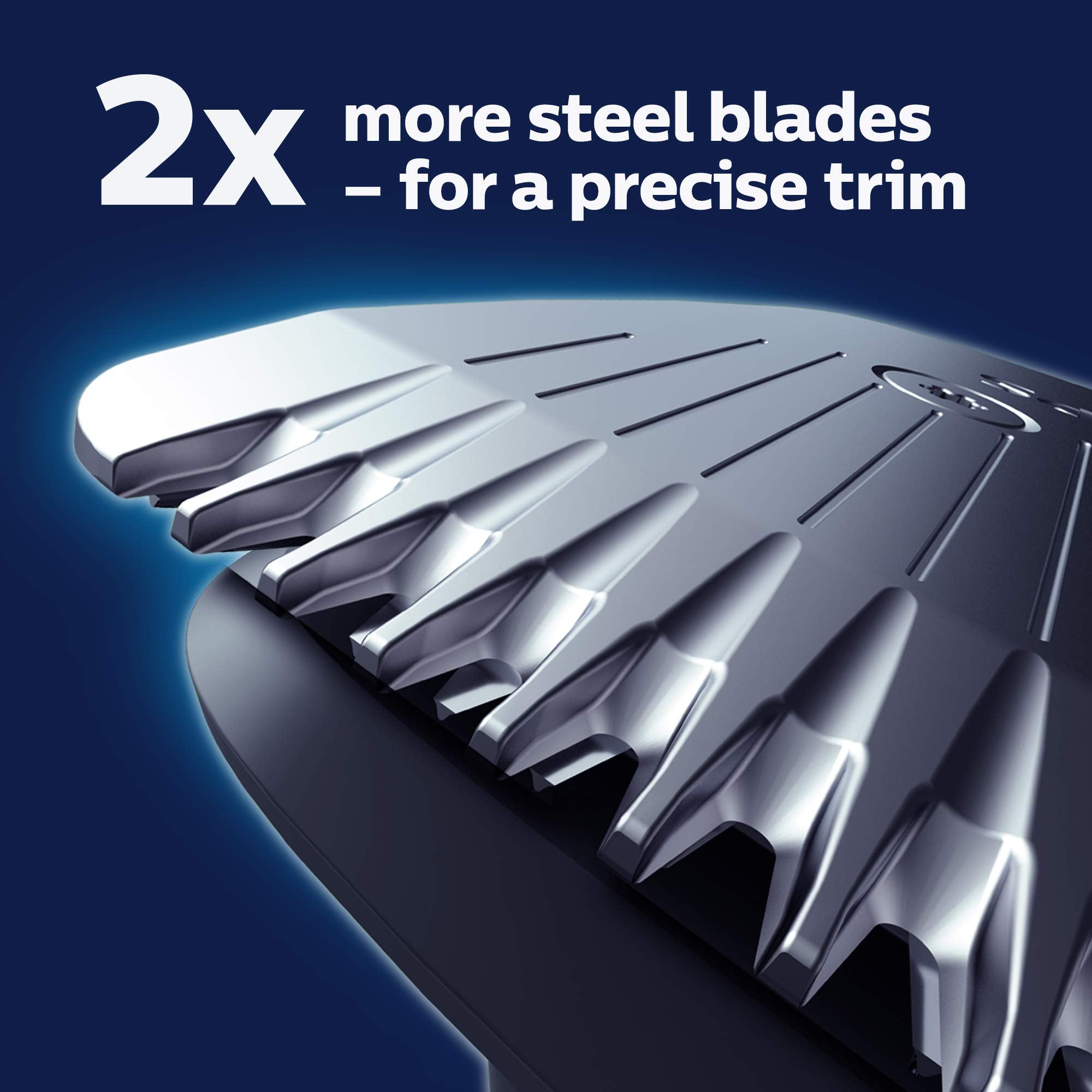 Philips Norelco Beard Trimmer and Hair Clipper, Cordless Grooming, Rechargeable, Adjustable Length, Beard Trimmer And Hair Clipper, No Blade Oil Needed, BT3210/41