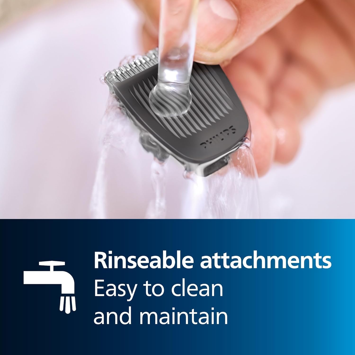 Philips Norelco Multigroom All-in-One Trimmer Series 3000 with 13 pieces - No Blade Oil Needed, MG3750/50