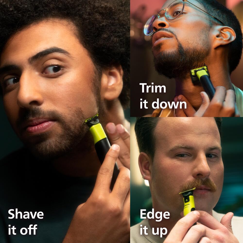 Philips Norelco OneBlade Face + Body Hybrid Electric Trimmer and Shaver, QP2630/70