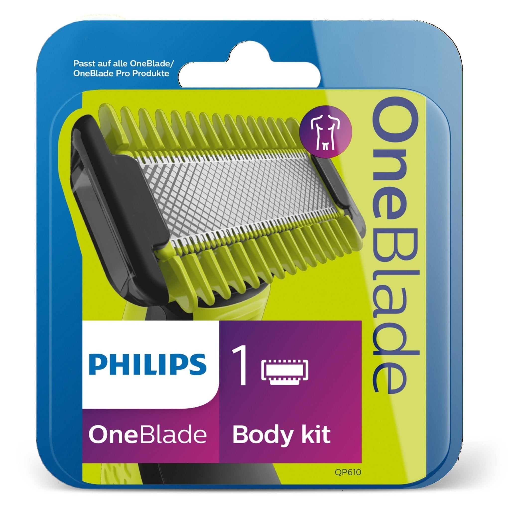 Philips qp620/50 oneblade Replacement Blades for Face/Body Kit