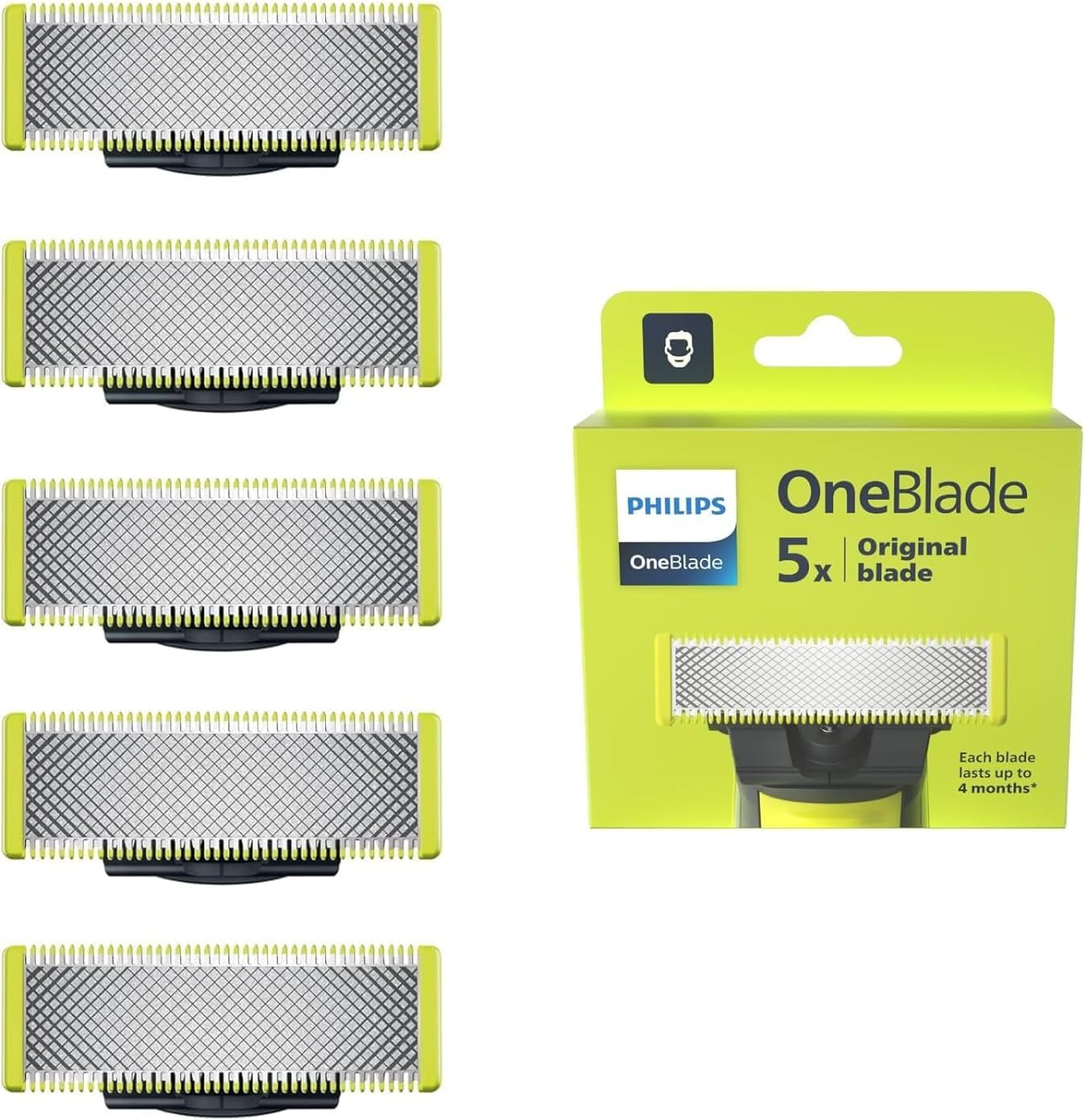 Philips qp620/50 oneblade Replacement Blades for Face/Body Kit
