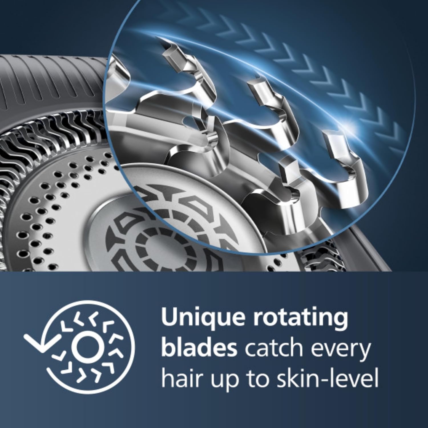 Philips Shaver Series 9000 Wet and Dry Electric Shaver, with Lift and Cut Shaving System and SenseIQ Technology, Pop-up Trimmer