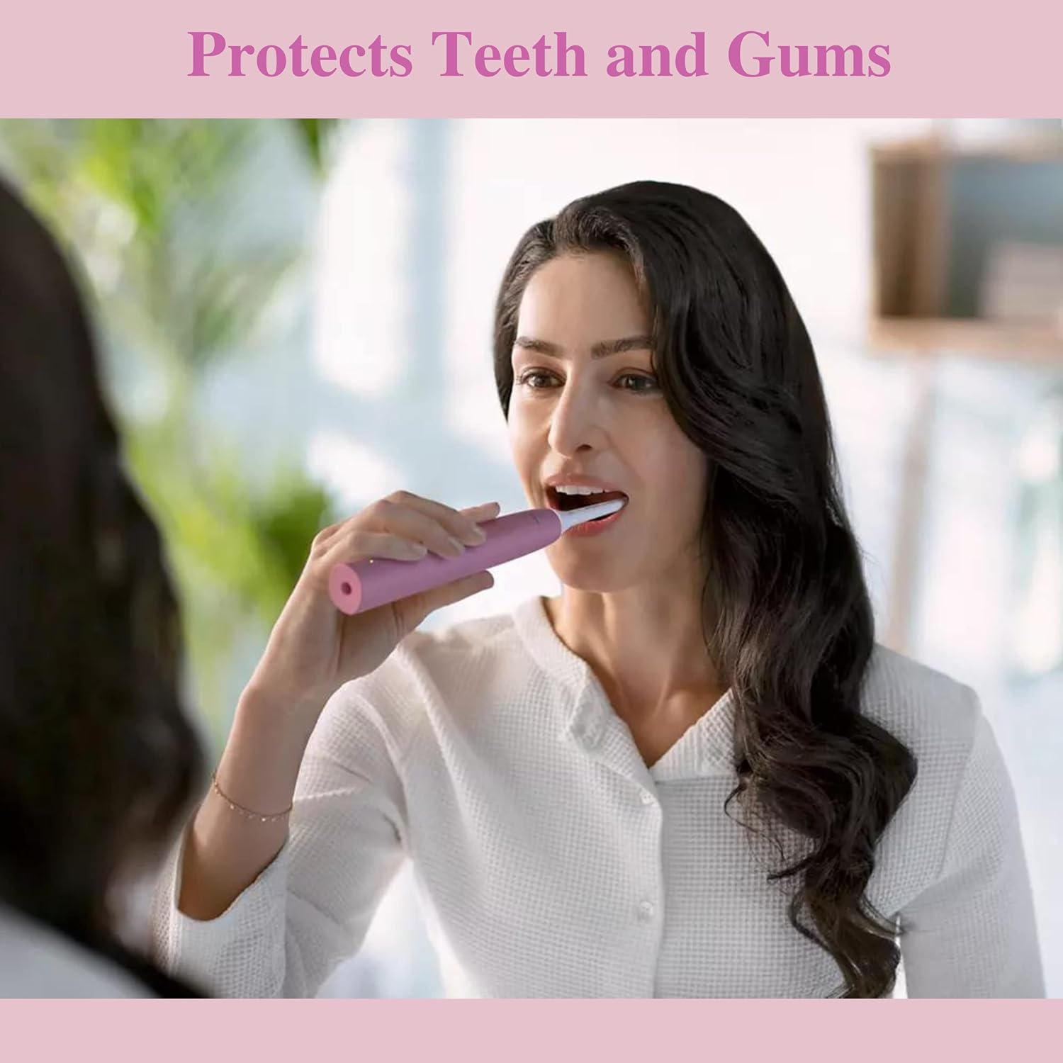 PHILIPS Sonicare Electric Toothbrush with DiamondClean Brush Head, Phillips Sonicare Rechargeable Toothbrush with Pressure Sensor, Travel Case, Sonic Electronic Toothbrush (Pink)