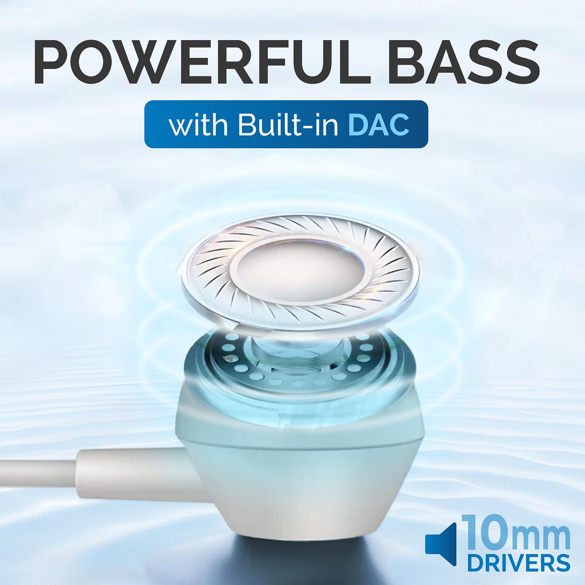 Philips USB C Earbuds Wired with Microphone, in Ear Type C Headphones with mic, Powerful Bass, Lightweight, USB-C Wired Earphones, 3-Button in-line Remote Ear Buds (Black)