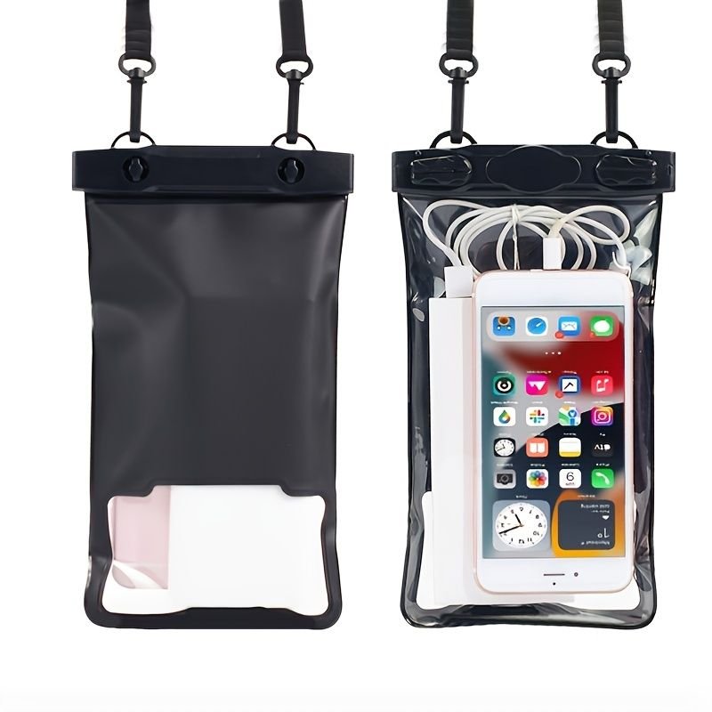 Phone Waterproof Bag; Diving Case; 7.6 Inch IPX8 For Universal Phone; Swimming Seal Bag With Touch Screen