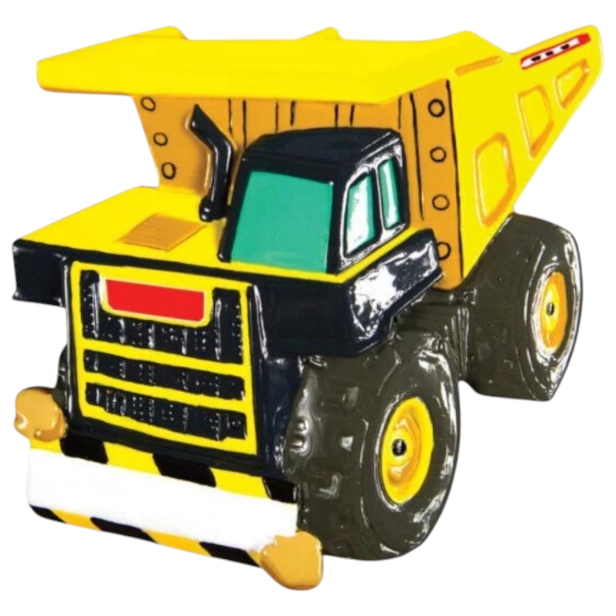 New Yellow Dump Truck Ornament