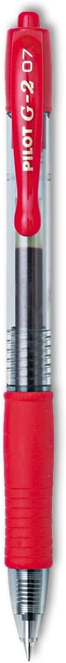 Pilot G2 Premium Gel Roller Pens 0.7, Fine Point Smooth Writing Pens Black, Pack of 12