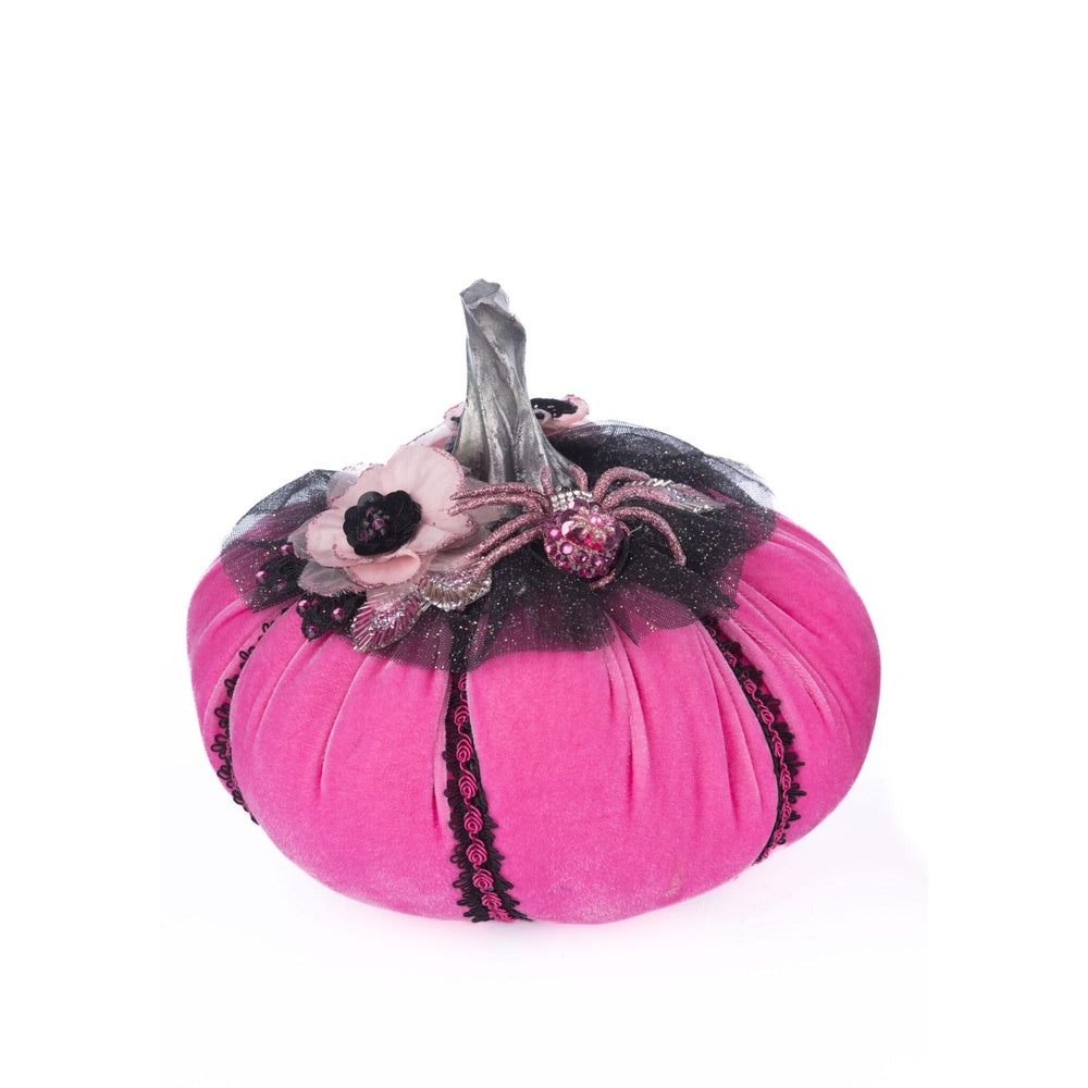 Pink Passion Stuffed Pumpkins Set of 2 by Katherine's Collection