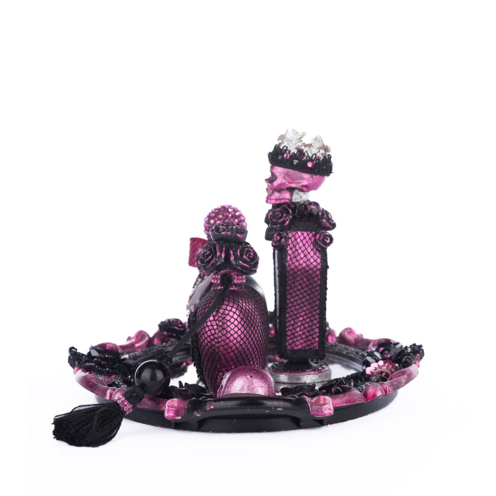 Pink Passion Vanity Tray with Bottles Set by Katherine's Collection