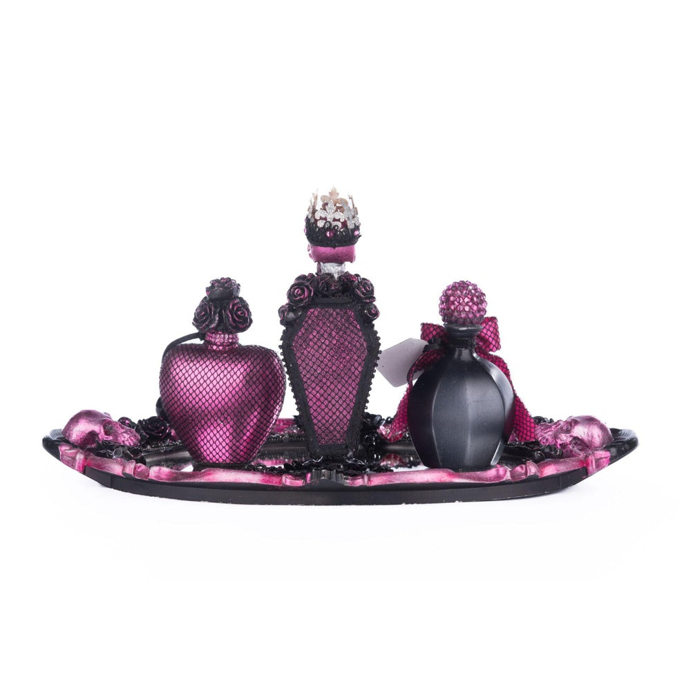 Pink Passion Vanity Tray with Bottles Set by Katherine's Collection