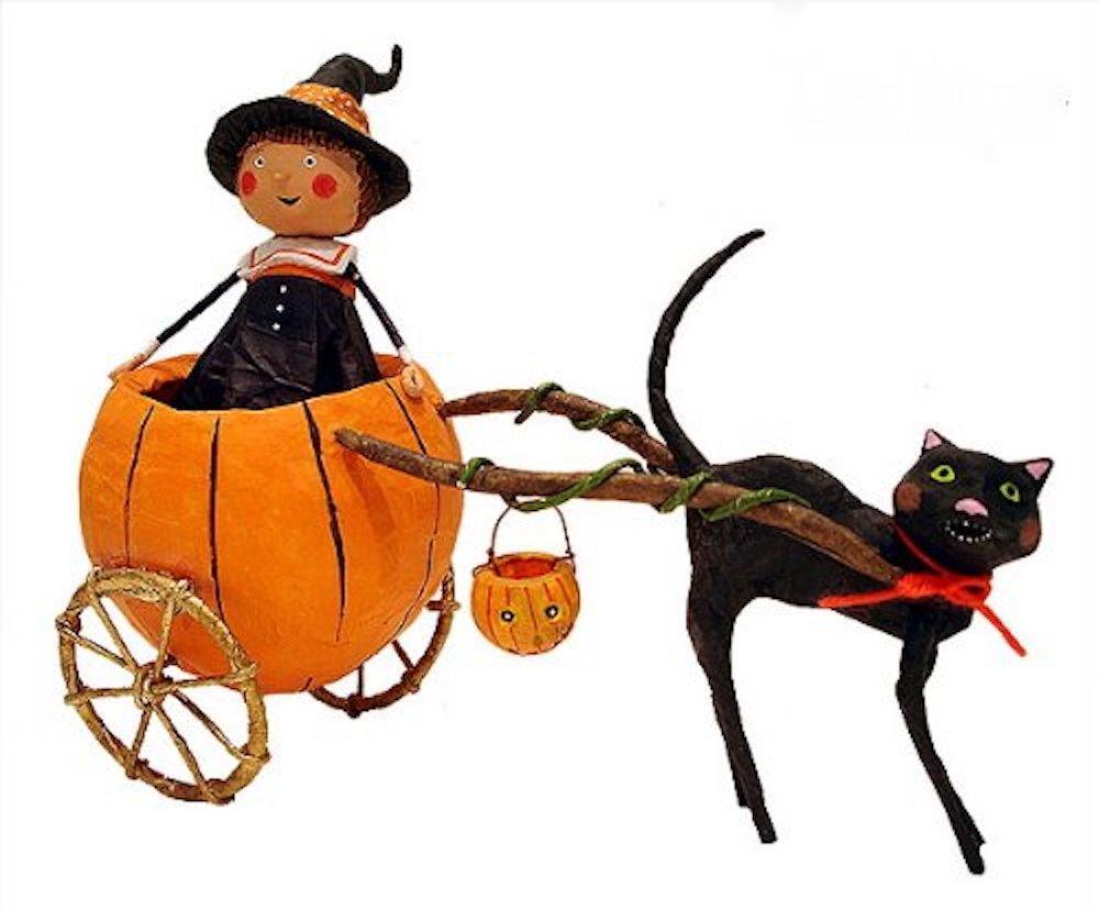 Piper's Pumpkin Ride Halloween Lori Mitchell Collectible Figurine