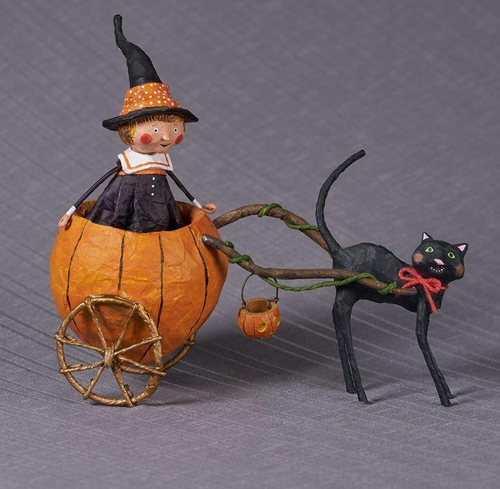 Piper's Pumpkin Ride Halloween Lori Mitchell Collectible Figurine