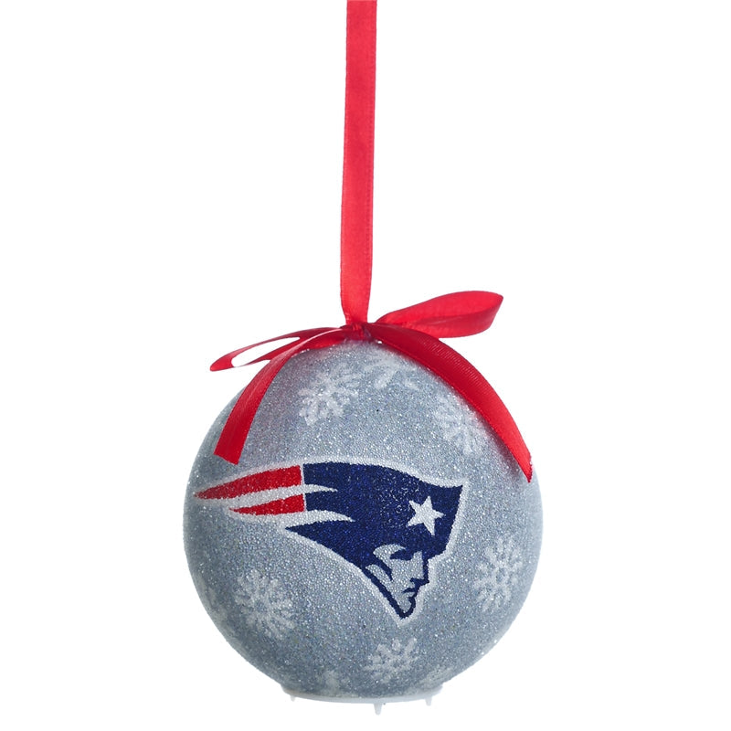 New England Patriots LED Ornament Red