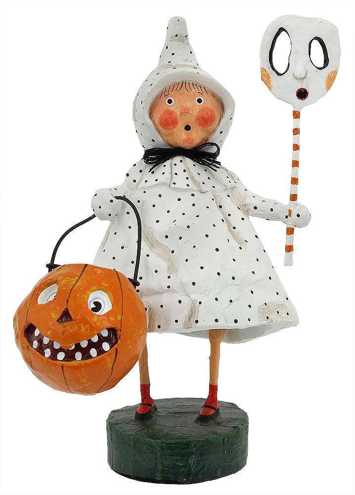 Polk-A-Dottie Boo Halloween Lori Mitchell Collectible Figurine