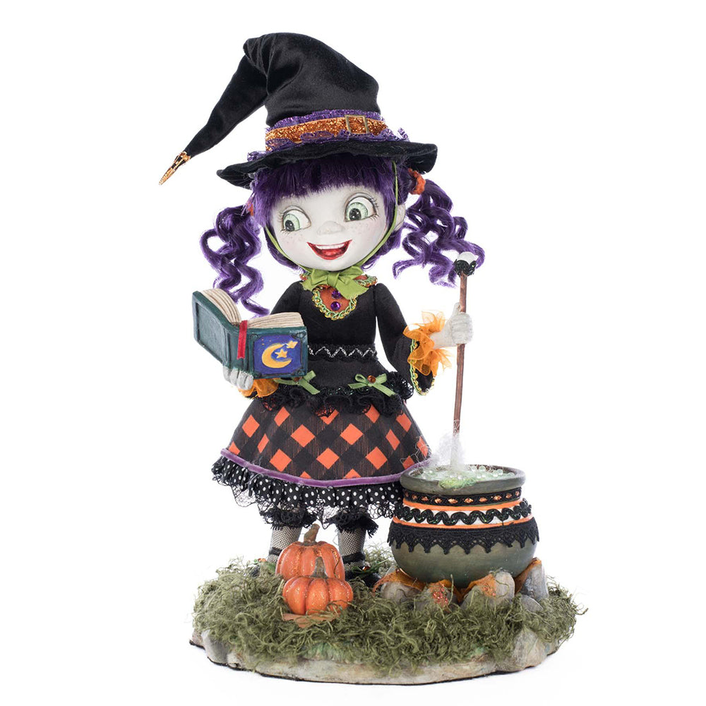 Poppy Broomson Witch Tabletop by Katherine's Collection