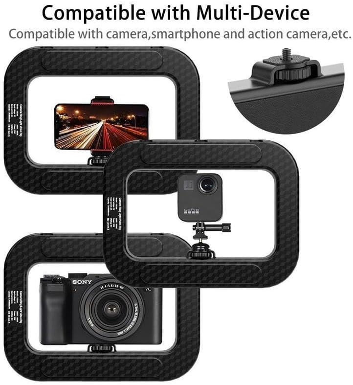 Portable Handheld Ring Fill Light - USB Rechargeable Selfie Light for Phone, Desktop Use, Ideal for Live Streaming, Vlogging & Photography（Super Good qualiey）