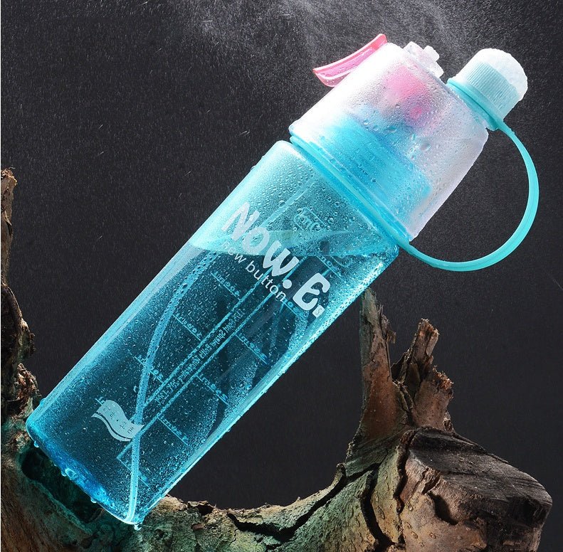 Portable Outdoor Sports Mist Spray Cup Size:6.3*21 /6.3*26 cm