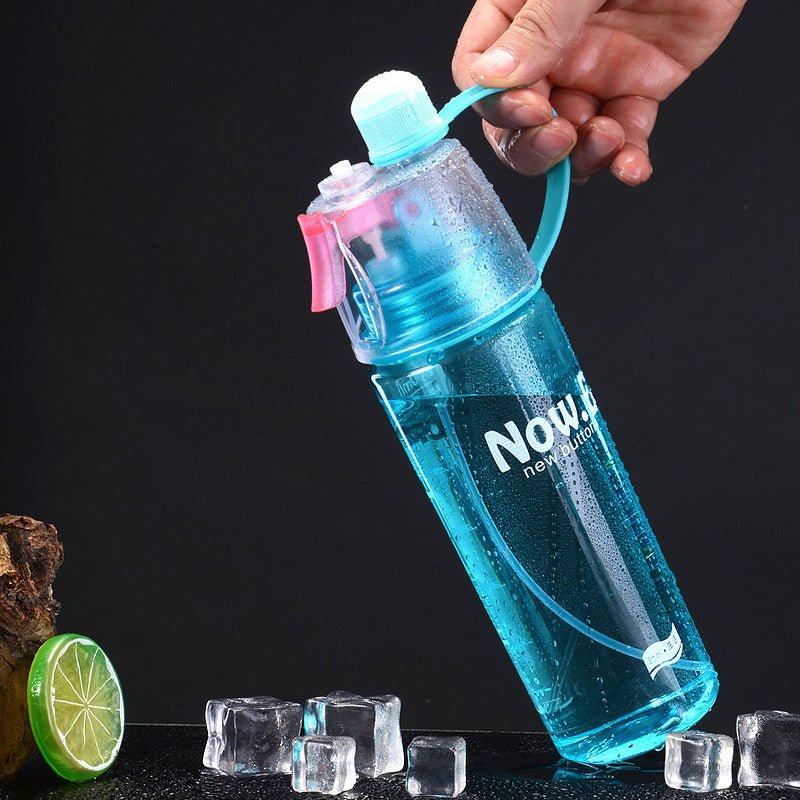 Portable Outdoor Sports Mist Spray Cup Size:6.3*21 /6.3*26 cm