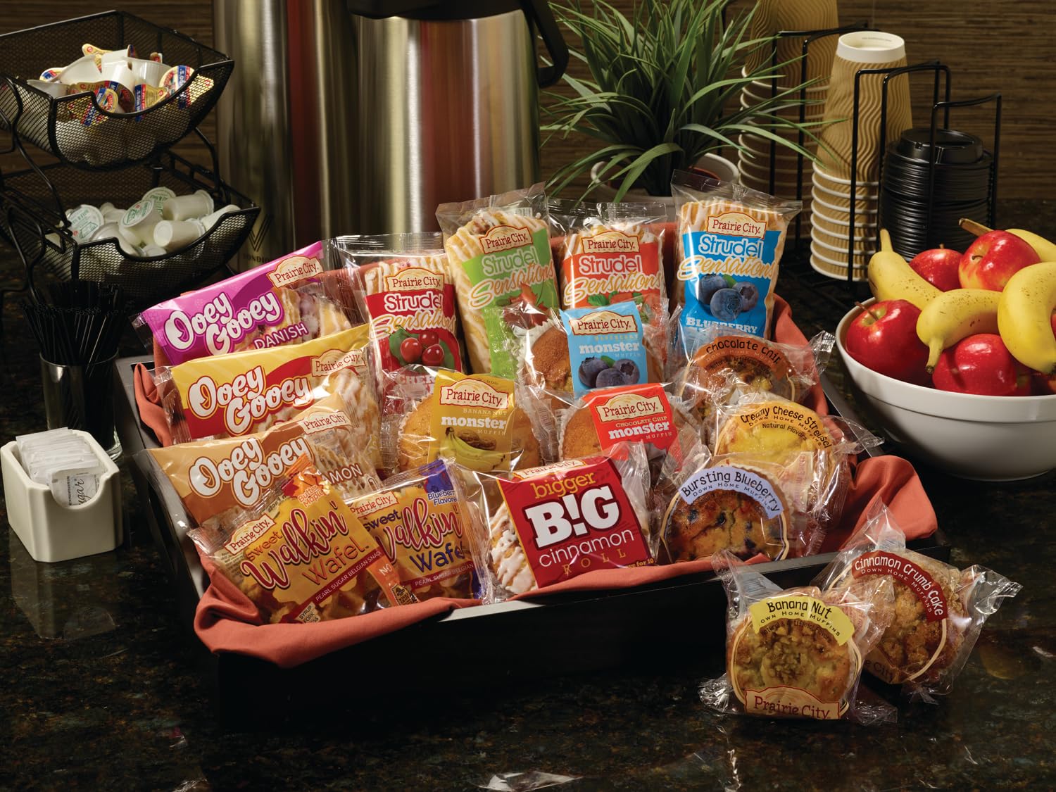 Prairie City Bakery Ooey Gooey Butter Cake Individually Wrapped On The Go Dessert Sweet Treats Perfect For Snacking 2 Ounce Snack Cakes Pack of 10 (Original)