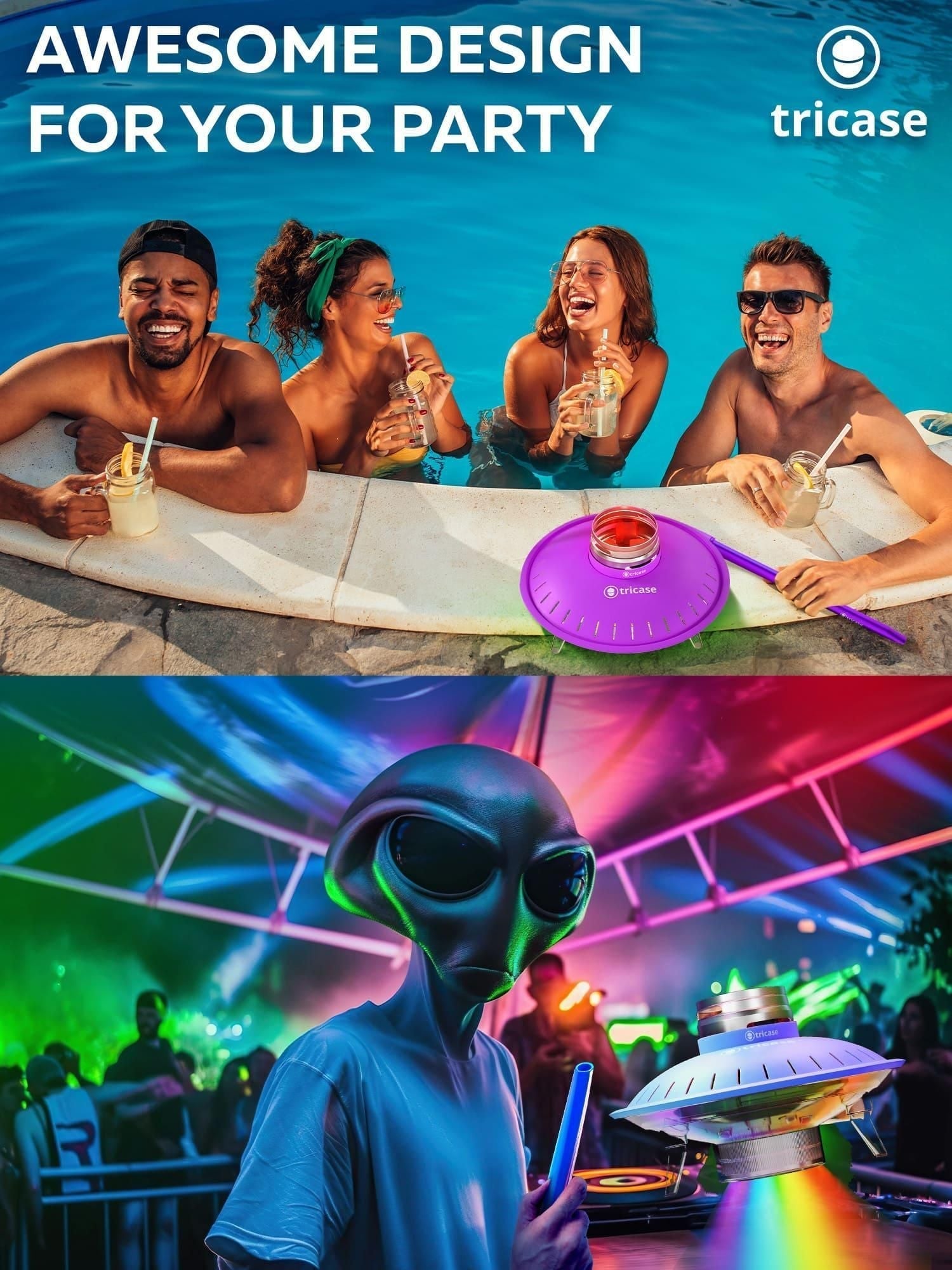 Premium Portable Purple Hookah Set Purple Hookah Set UFO With Everything